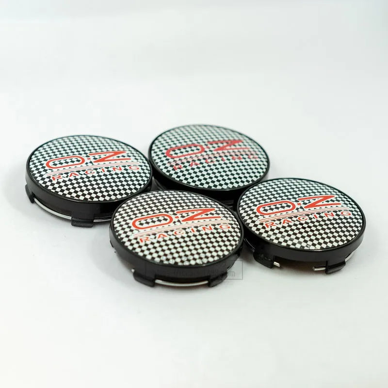 60mm OZ Racing Wheel Center Caps – Adhesive Emblem Badges for Car Styling