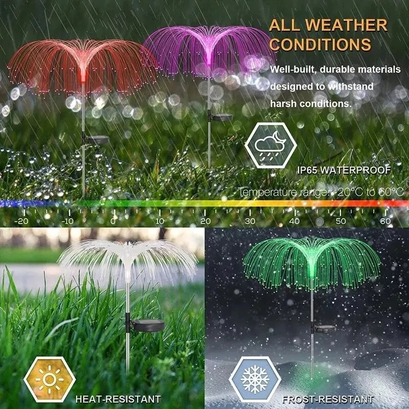 Solar Jellyfish Lights – Color Changing LED for Garden Pathway Decor