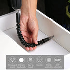 Flexible Drill Bit Extension Set – 105° Right Angle Adapter for Power Tools
