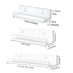 Acrylic Vinyl Record Wall Mount – Clear Display Shelf for Music Collectors