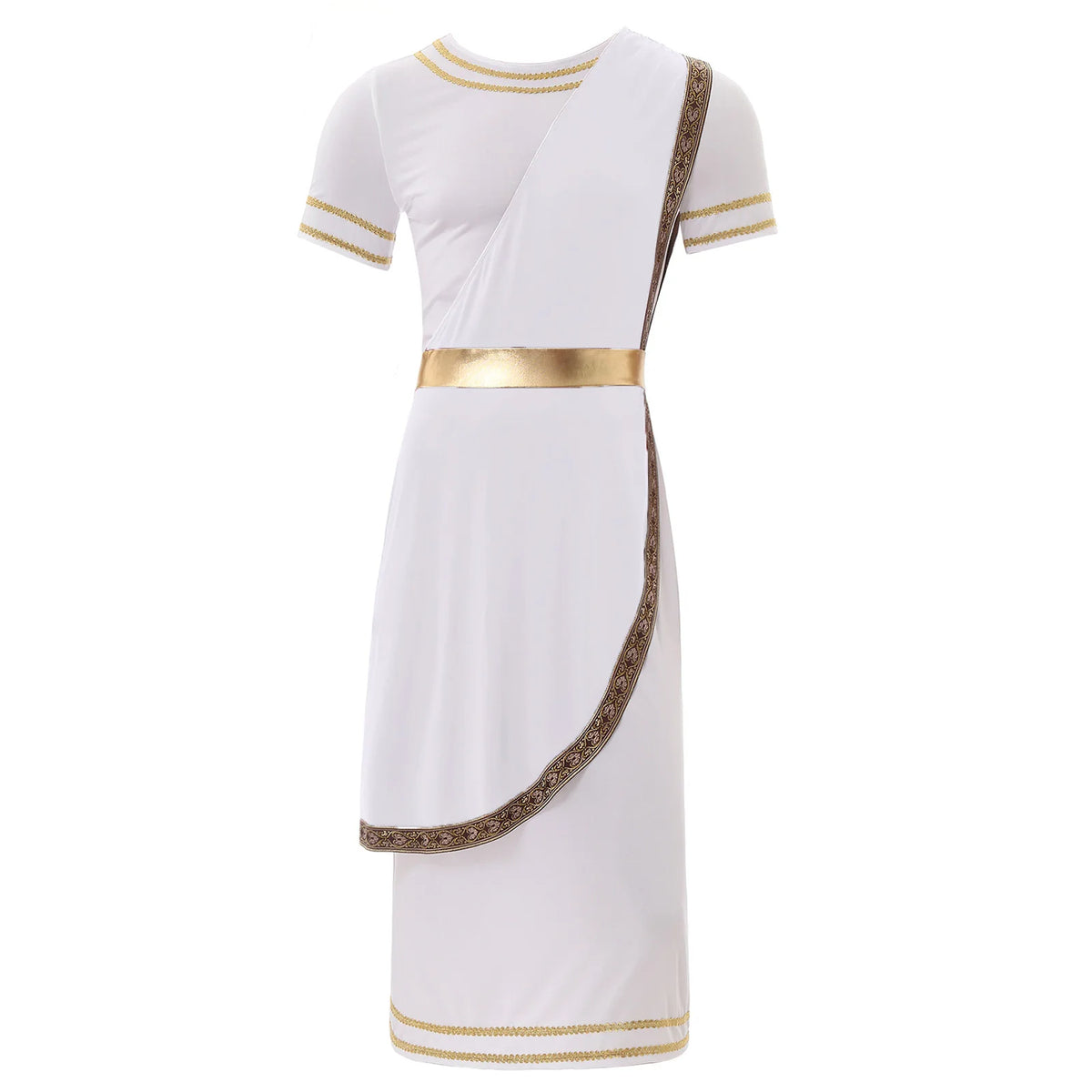 Ancient Greek Toga – Men’s Roman Robe for Halloween Cosplay Costume