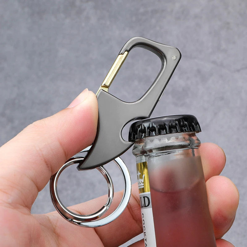Metal Vernier Caliper Keychain – Miniature Bottle Opener for Car Accessories