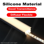 Silicone LED Neon Channel – Flexible Waterproof Housing for COB Strip Lights