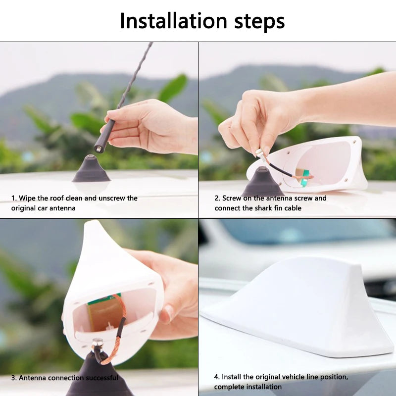 Shark Fin Roof Antenna – Signal Boosting Aerial for Peugeot Models