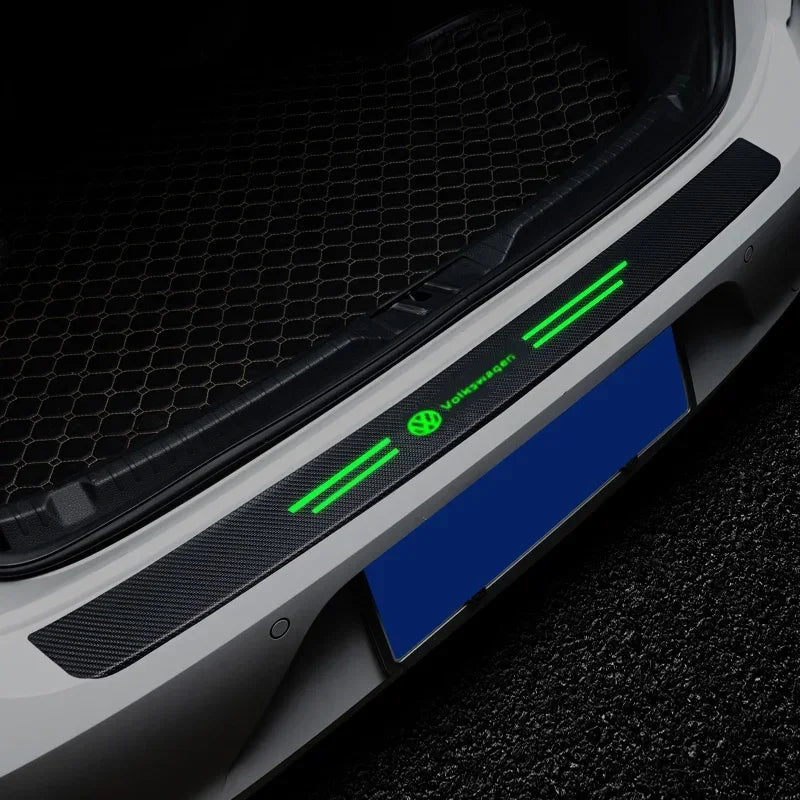 Carbon Fiber Door Sill Stickers – Protective Threshold Decals for Volkswagen