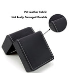 Black PU Leather Watch Box – Single Display Case with Pillow for Men