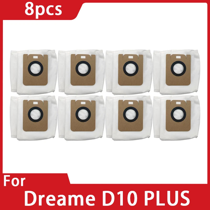 Robot Vacuum Dust Bags – Replacement Accessories for Dreame Bot D10 Plus