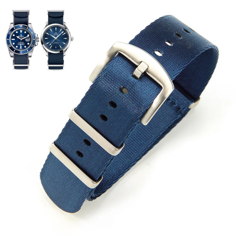 Nylon Watch Strap – 20mm 22mm Sport Band for Omega Seiko Rolex