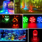 RGB LED Submersible Light – Waterproof Battery Operated Decor for Pool Parties