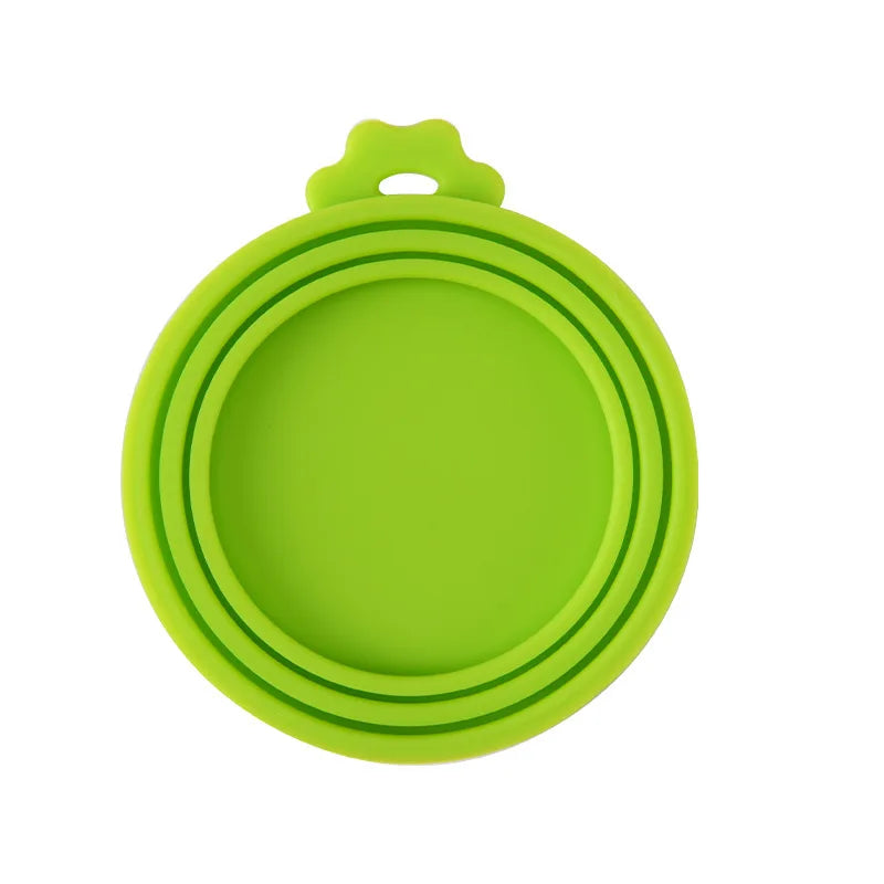 Silicone Pet Food Can Lids and Spoon – Airtight Seal for Dog and Cat Storage