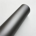 Matte Dark Grey Vinyl Film – Bubble Free Wrap for Vehicle and Console Decals