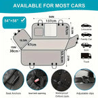 Waterproof Dog Car Seat Cover – Scratch-Resistant Hammock for Pet Travel