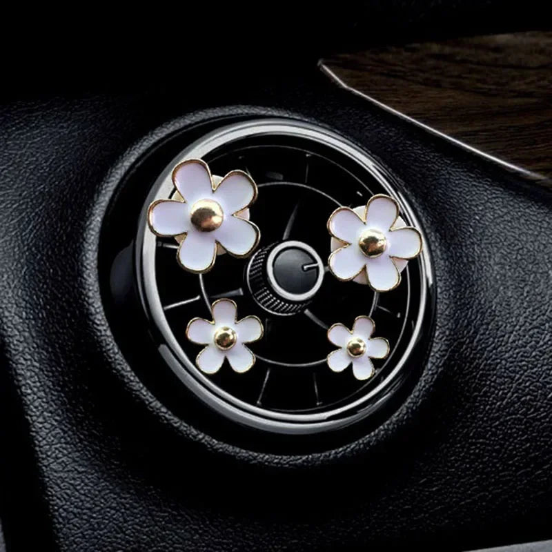Flower Car Vent Diffuser – Cute Aromatherapy Clip for Auto Air Freshener