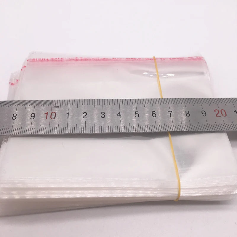 Resealable Clear OPP Bags – Adhesive Plastic Pouches for Jewellery Packaging