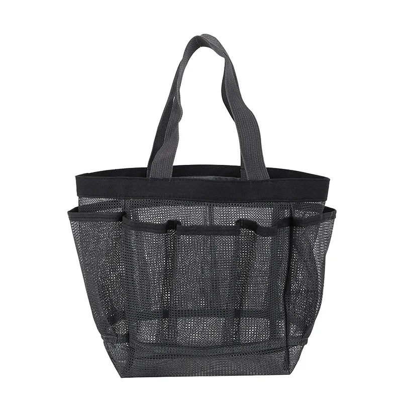 Oversized Mesh Beach Tote – 8 Pockets for Swimming Pool and Outdoor Travel