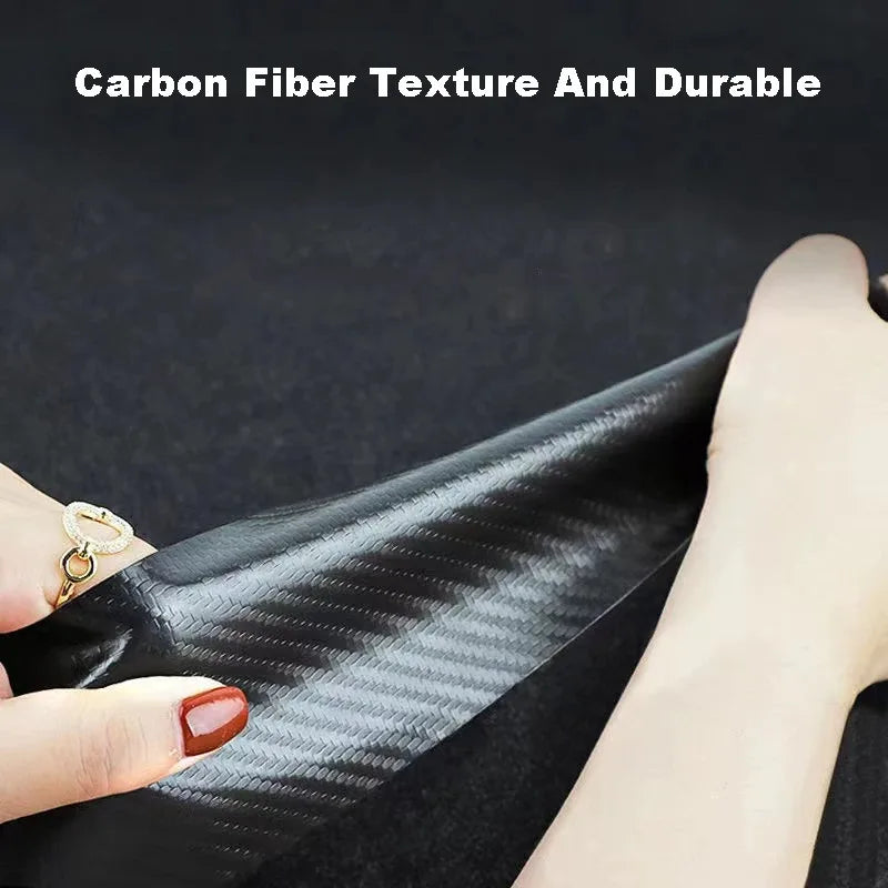 Carbon Fiber Door Threshold Stickers – Protective Scuff Guards for Nissan Qashqai
