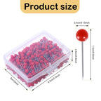 Assorted Colorful Push Pins – Office and School Stationery for Notice Boards