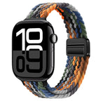 Braided Nylon Loop Watch Band – Magnetic Adjustable Bracelet for Apple iWatch