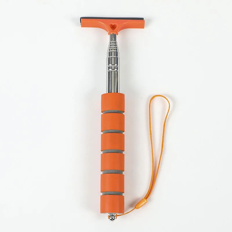 Telescopic Rearview Mirror Wiper – Retractable Glass Cleaner for Car Detailing