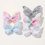 Sequined Butterfly Hair Clips – Cute Decorative Bows for Toddler Hairstyles
