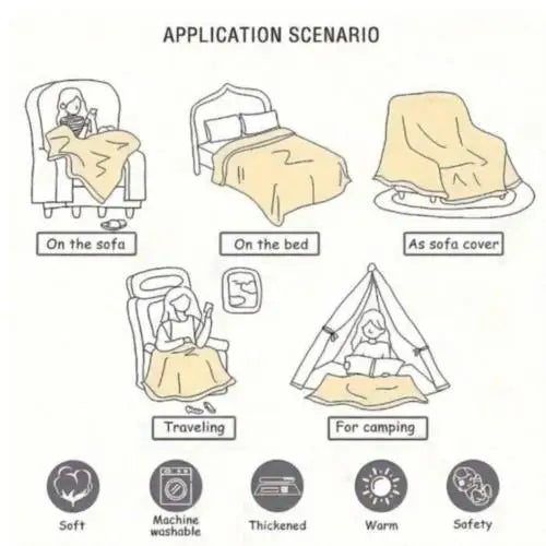 Nightmare Before Christmas Fleece Throw – Soft Bedding for Movie Fans