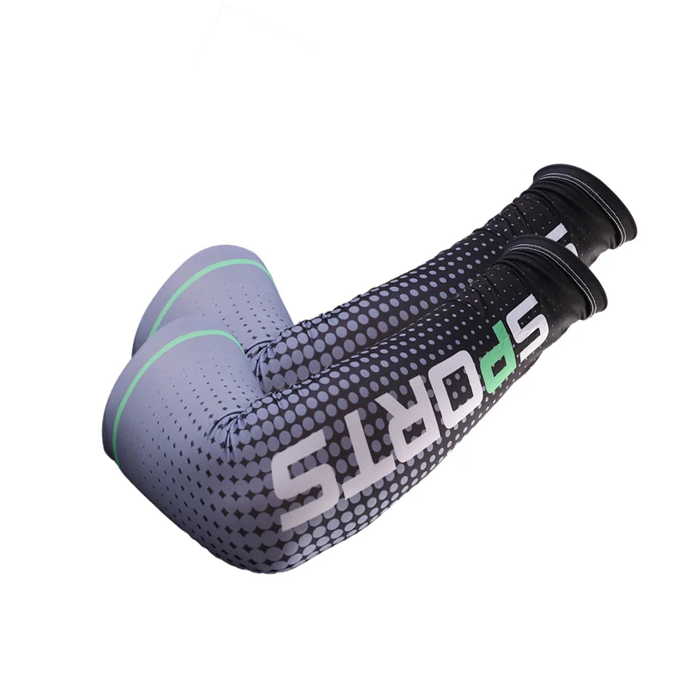Ice Silk Arm Sleeves – UV Protection for Outdoor Cycling and Sports
