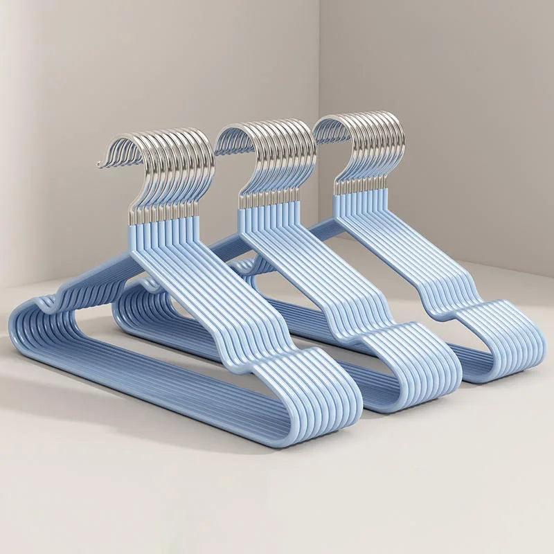 Non-Slip Metal Clothes Hangers – Round Notch Design for Suit and Coat Storage