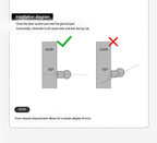Magnetic Door Stopper – Heavy Duty Wall Protector for Home Furniture Hardware