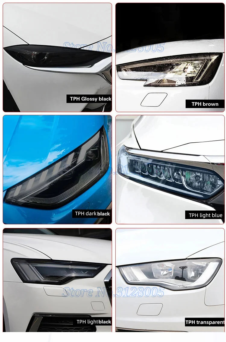 TPH PPF Headlight Film – Anti-Scratch Protective Wrap for Car Tail Lights