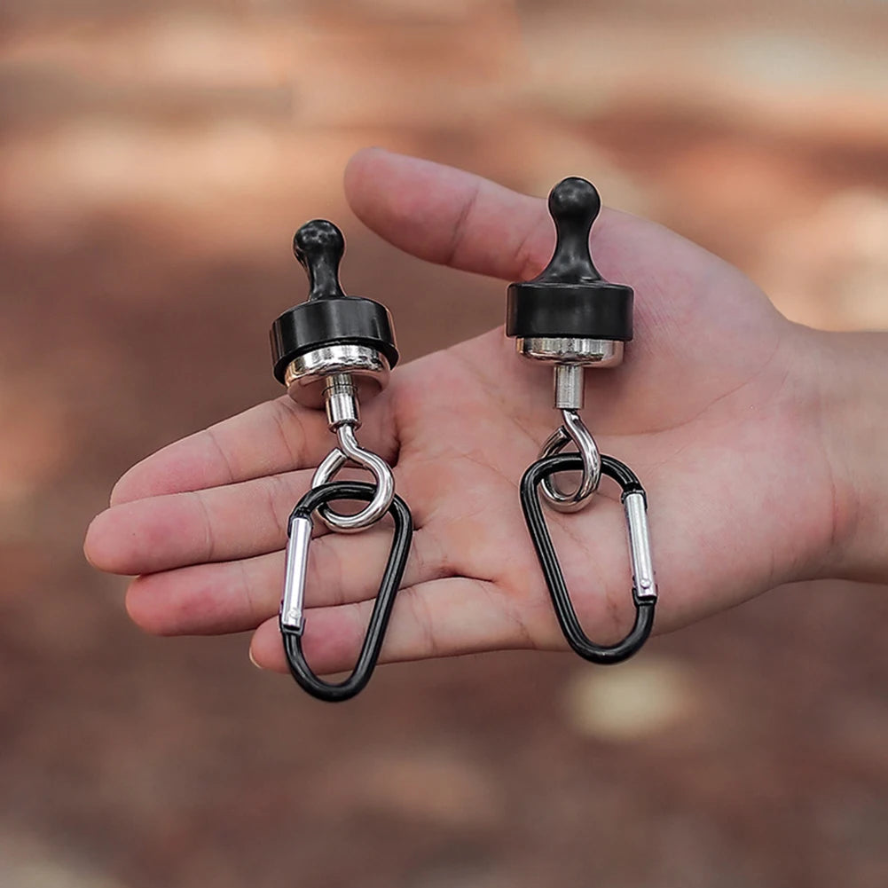 Magnetic Hooks – Heavy Duty Steel Hangers for Outdoor Camping and Tents