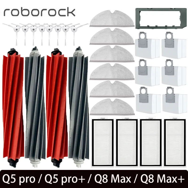 Replacement Vacuum Accessories – Brushes and Filters for Roborock Q Series