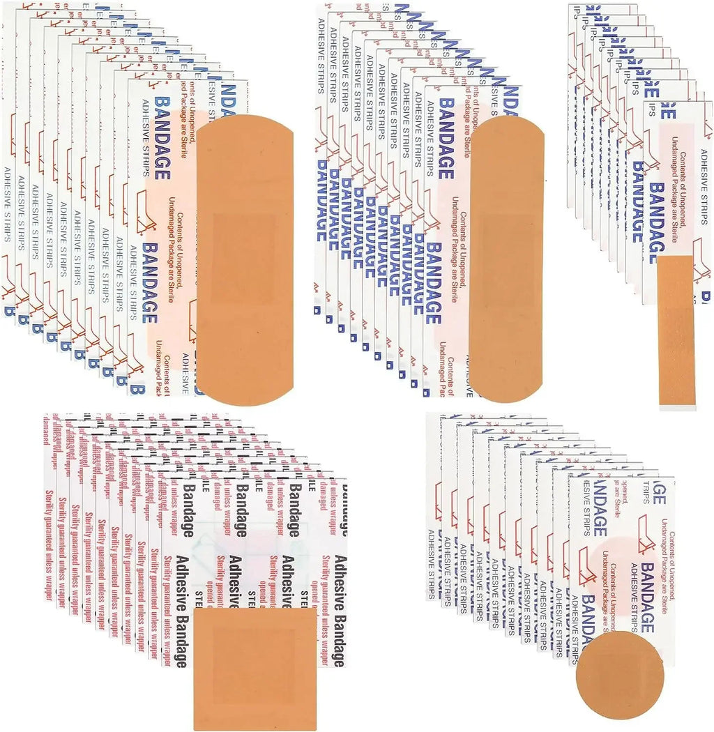 Waterproof Adhesive Bandages – Antibacterial Wound Plasters for First Aid Kits