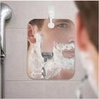 Acrylic Suction Shower Mirror – Portable Fogless Glass for Shaving and Makeup
