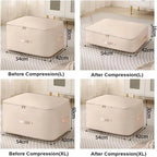 Self-Compression Storage Bag – Large Capacity Duvet Organizer for Moving