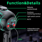 USB Gaming Microphone – Noise Cancelling Condenser for Podcast Recording