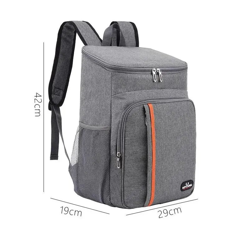 Insulated Cooler Backpack – Leakproof Soft Bag for Outdoor Picnic Travel