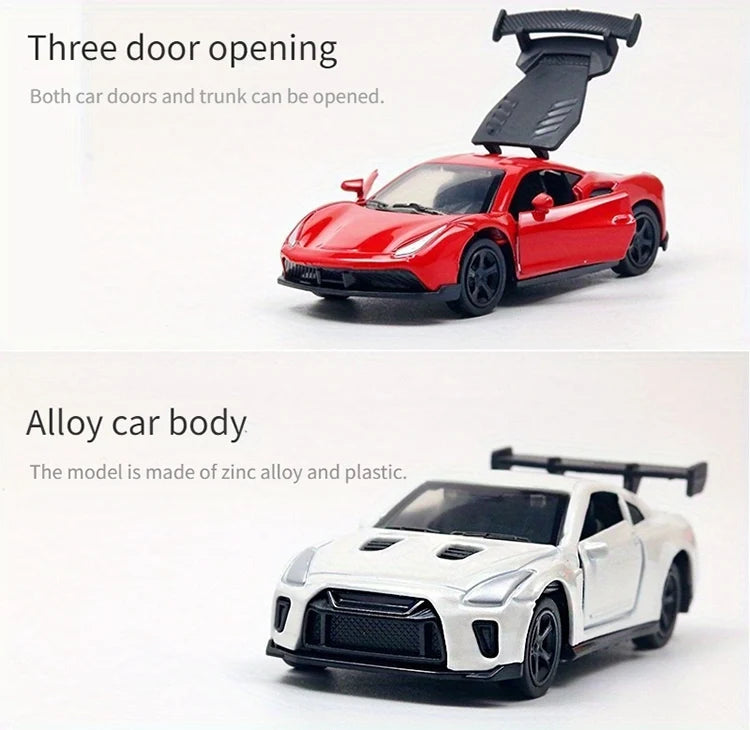 Drift Car Dashboard Ornament – Swinging Sports Racing Model for Auto Decor