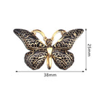 Acrylic Butterfly Beads – 25x38mm Gradient Charms for DIY Jewelry Making