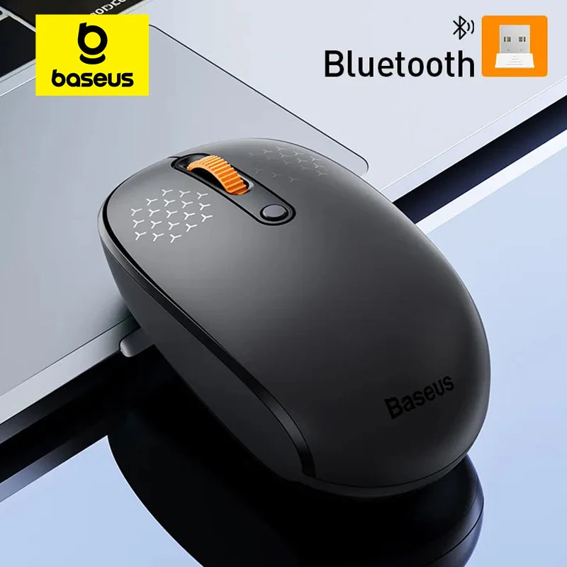 Wireless Bluetooth Mouse – Silent 1600 DPI Optical for Laptop and Tablet