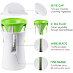 Heavy Duty Spiralizer – Vegetable Slicer for Healthy Zucchini Pasta Cooking