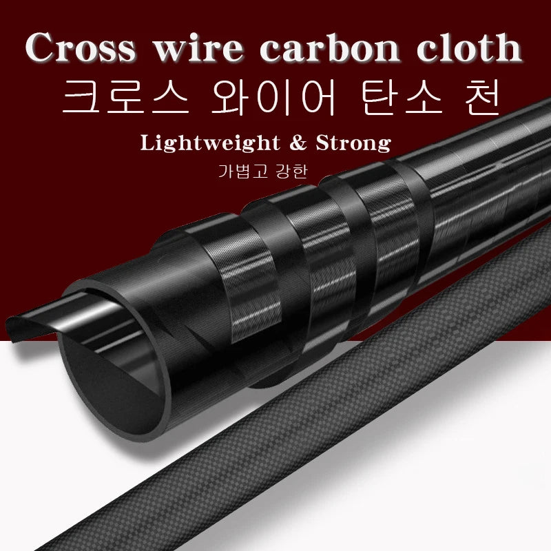 Carbon Fiber Telescopic Tarp Pole – Adjustable 3m Lightweight Camping Gear
