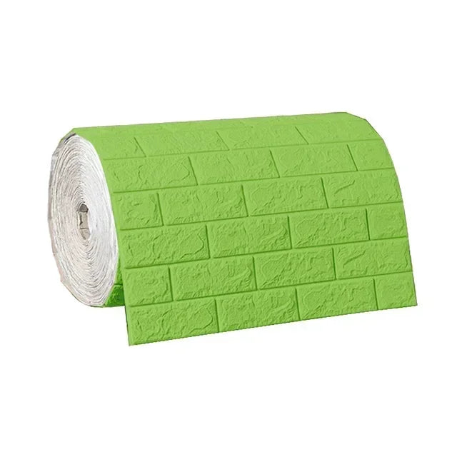 3D Self-Adhesive Brick Wallpaper – Peel and Stick Decor for Home DIY Projects