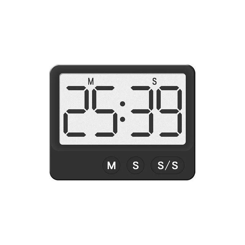 Digital Magnetic Countdown Timer – Large LCD Display for Kitchen and Study