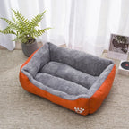 Soft Square Pet Bed – Waterproof Warm Winter Mat for Small to Large Dogs