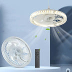Modern LED Ceiling Fan Light – Remote Controlled E27 Lamp for Bedroom