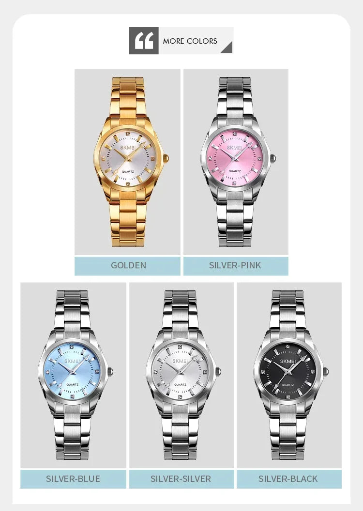 Minimalist Quartz Watch – Slim Analog Wristwatch for Women