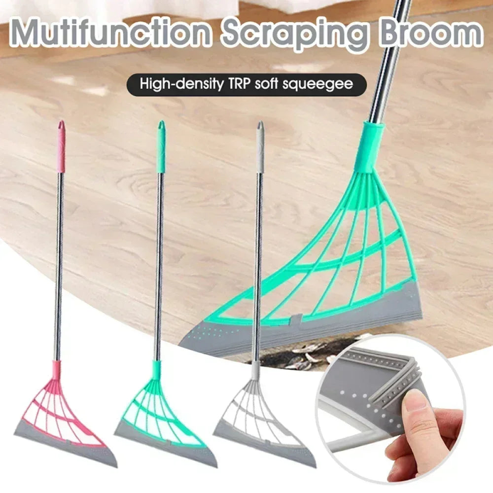Silicone Magic Broom – Floor and Window Squeegee for Home Cleaning