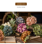 Artificial Silk Hydrangea – Realistic Flower Stem for Wedding Decor