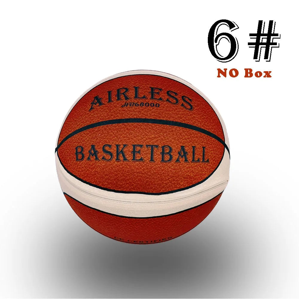 Silent Foam Basketball – Size 7 Airless Ball for Indoor Dribbling Training