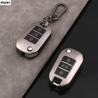 TPU Flip Key Case – Protective Shell for Peugeot and Citroen Car Remotes